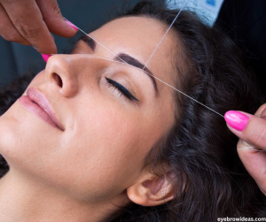 eyebrow threading 